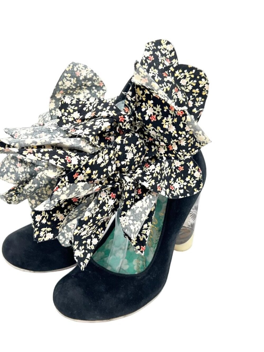 Iregular Choice 3D Flower Heel Pump Shoes